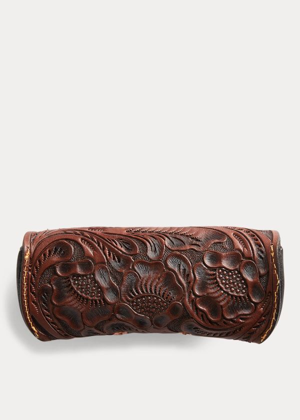 Men's Ralph Lauren Hand-Tooled Eyeglass Case | 149720YBM